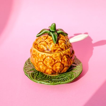Petit pot barbotine ananas