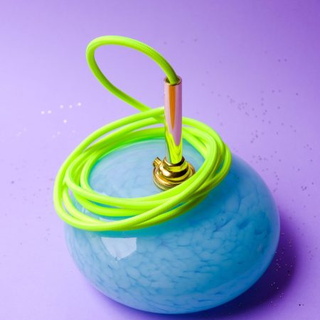 Lampe verre de Clichy