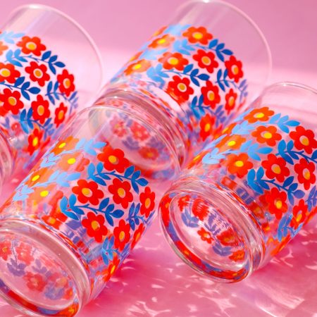 Verres à fleurs
