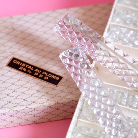 Portes couteaux en cristal