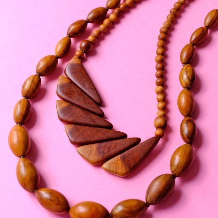 Colliers en bois