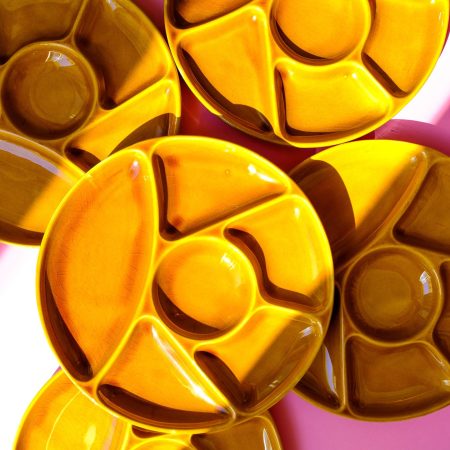 Assiettes à fondue Gien