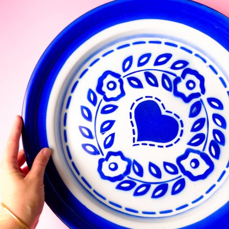 Grand plateau émaillé