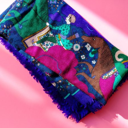 Grand carré de laine