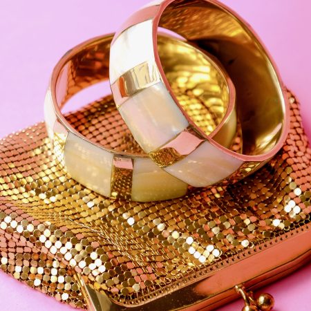 Manchette nacre & laiton