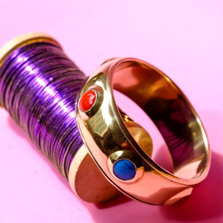 Manchette laiton et couleurs