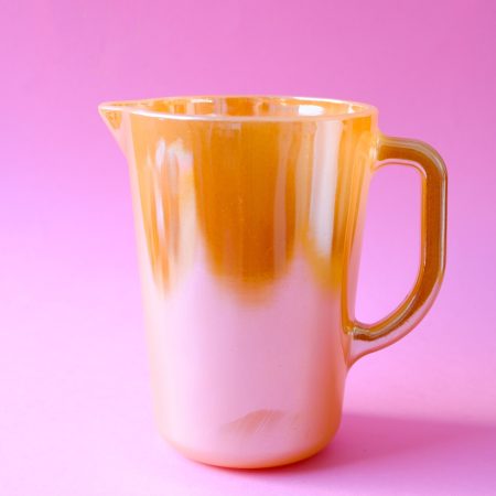 Pichet opaline irisée