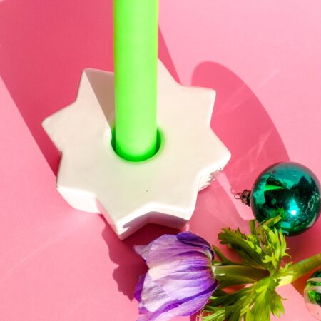 Grand bougeoir étoile