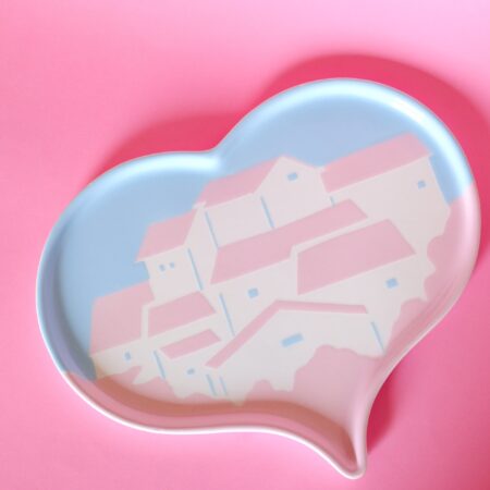 Plat cœur Poterie du Marais