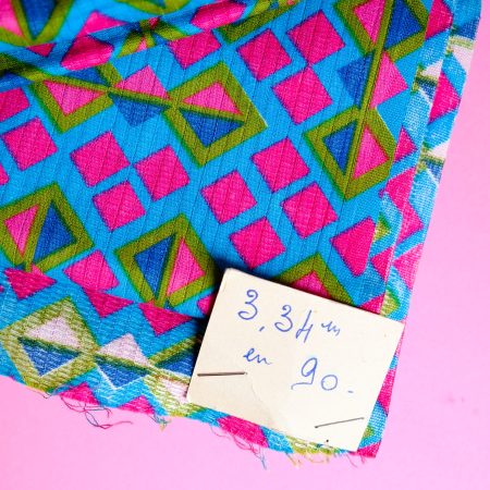 Coupon de tissu vintage
