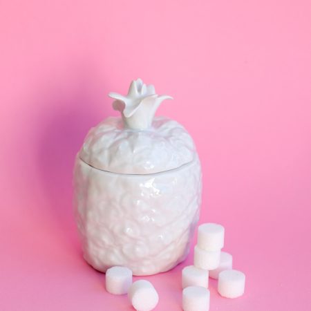 Boîte ananas en porcelaine
